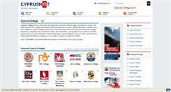 Desktop Screenshot of cyprus-college.com